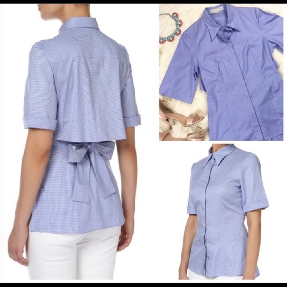 Stella McCartney Open Back Button Down Shirt IT 40 - Picture 3 of 5
